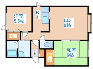 ２１プレイスの物件間取画像